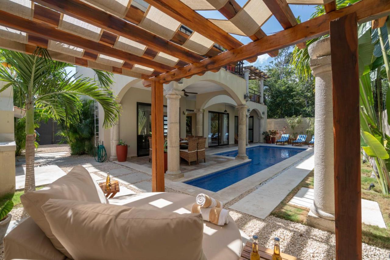 Tulum Stunning Villa For 10-Cabana-Private Pool-Parking Exterior foto