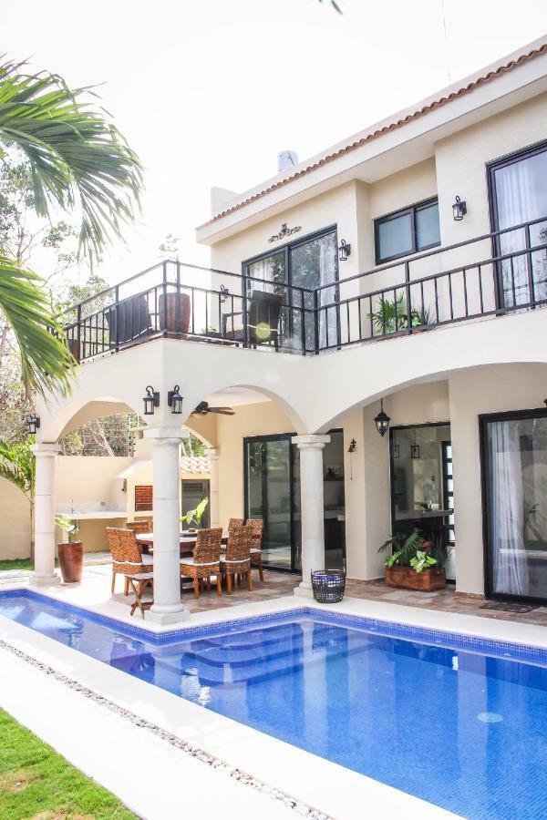 Tulum Stunning Villa For 10-Cabana-Private Pool-Parking Exterior foto